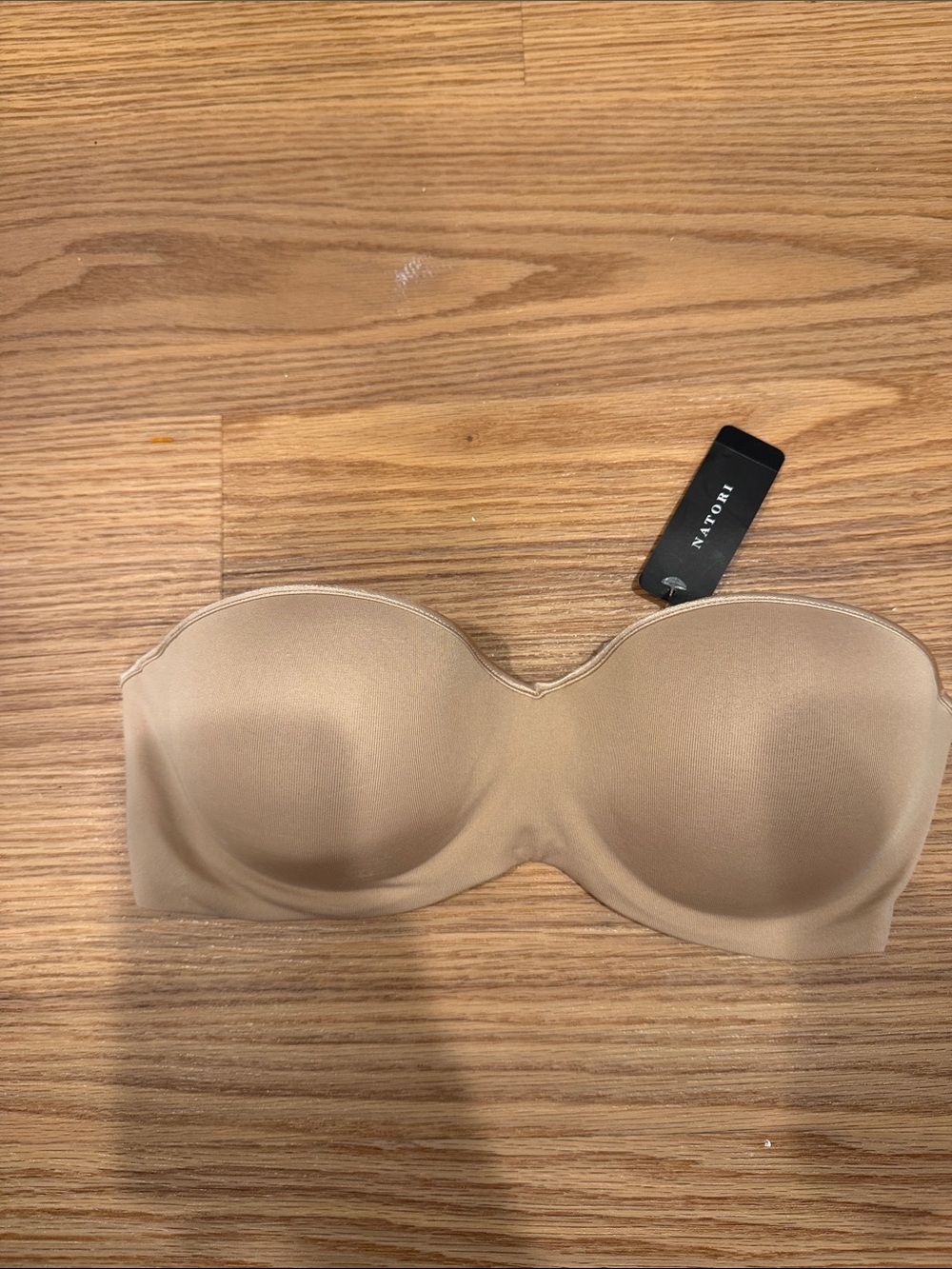 Natori Strapless Reflex Bandeau in Tan